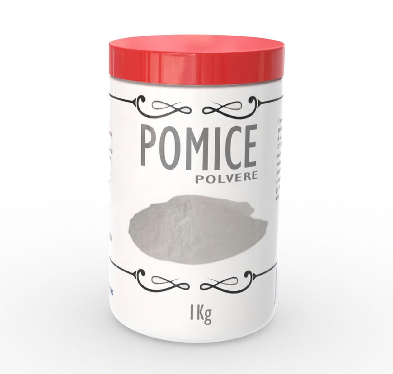 Piedra pómez en polvo tipo 00, bote de 1 kg
