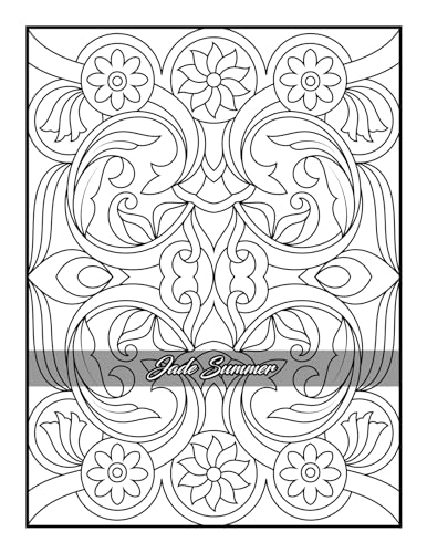 100 Amazing Patterns: An Adult Coloring Book with Fun, Easy, and Relaxing Coloring Pages - Image 68