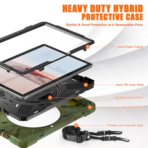 Coque antichoc Microsoft Surface Go 2 protection intégrale militaire enfants - 7