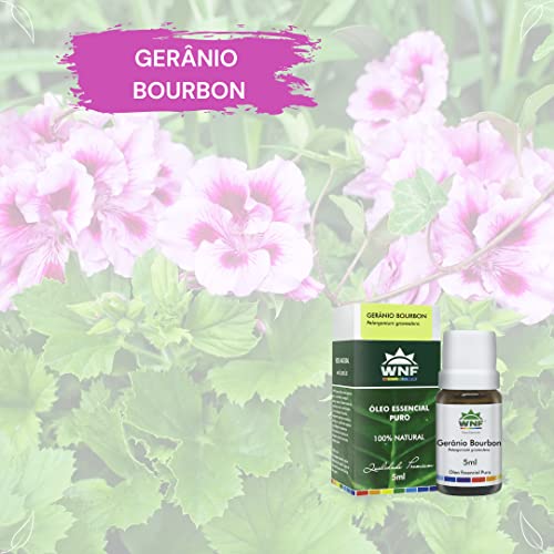 Óleo Essencial Gerânio 5ml - pelargonium Graveolens (bourbon), WNF