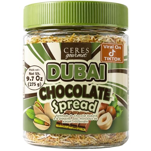 Tartinade chocolat Dubaï 275 g pistache et kataïfi croustillant