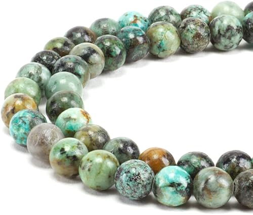 Cherry Tree Collection Cuentas redondas de ojo de tigre de 0.236 pulgadas para la fabricación de joyas, 1 hebra, 60 unidades