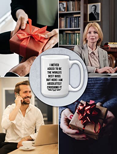BLUE RIBBON I Never Asked Mug