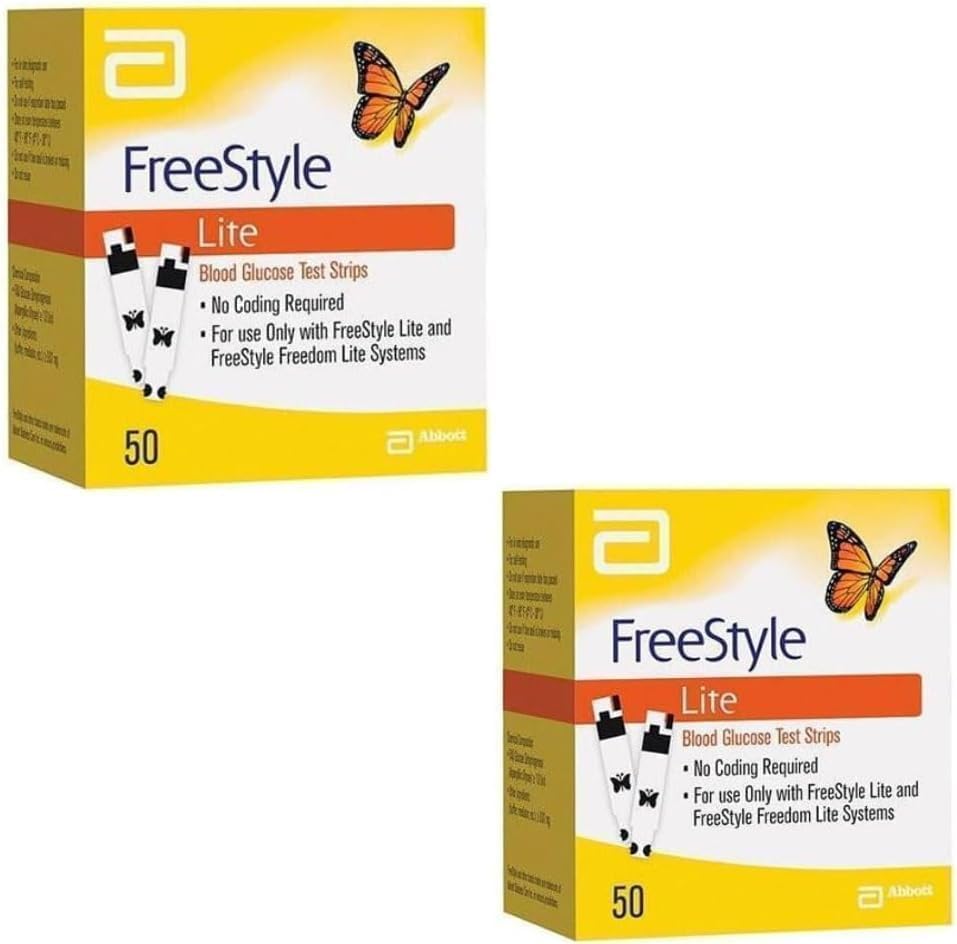 Glucose Test Strips 50 Count x 2 Pack