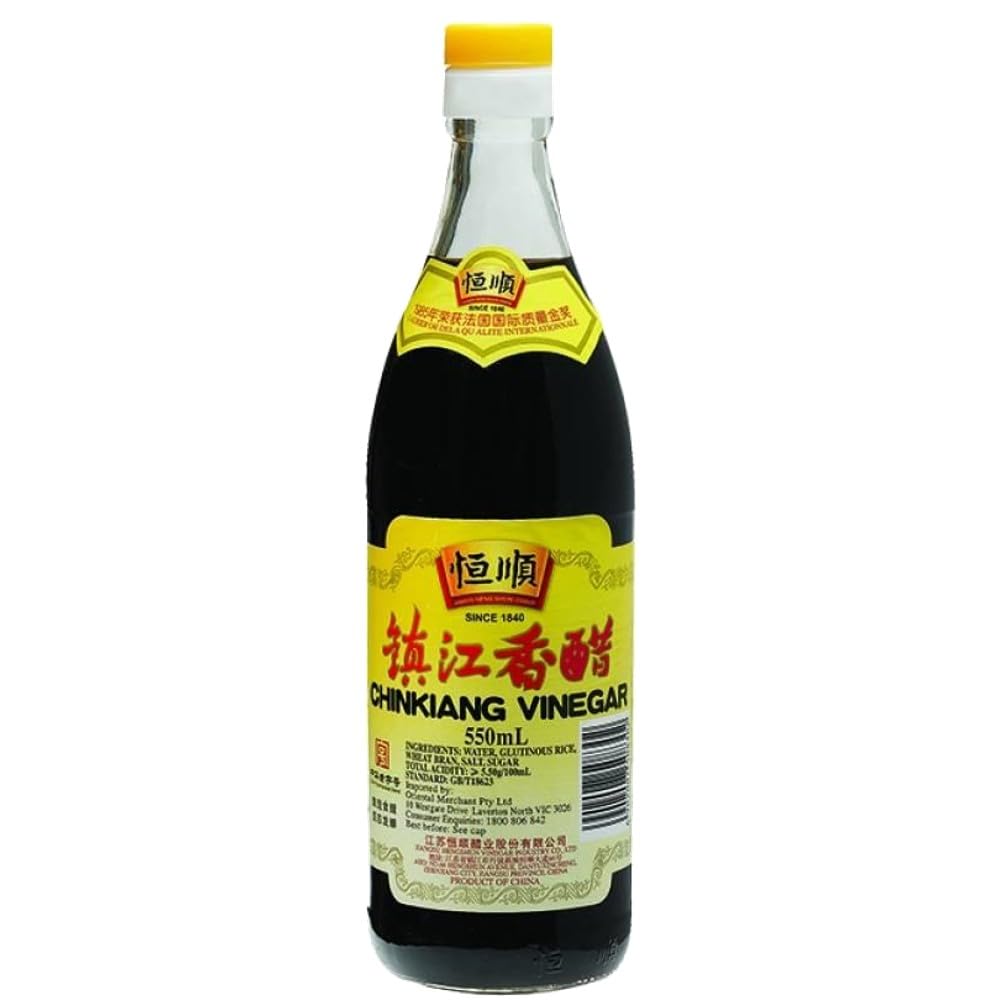 Hengshun Chinkiang Rice Vinegar 550ml - Ideal for Dumplings