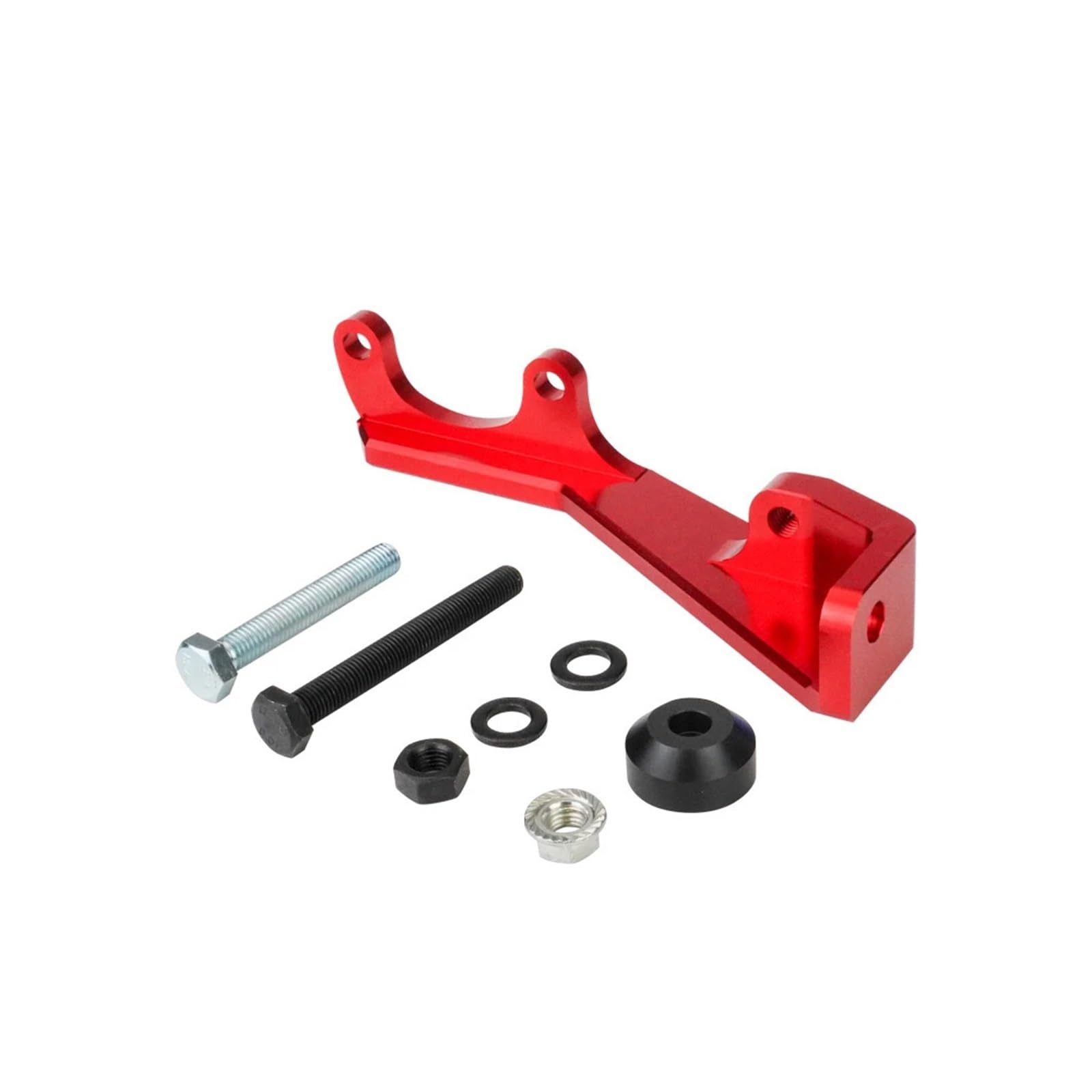 Muzhen Store Wspornik głównego cylindra sprzęgła samochodu kompatybilny z Subaru WRX STI 2008-2014 kompatybilny z Impreza 2008-2011 czarny niebieski czerwony (Color : Red)