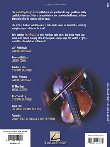 Jazz Violin Play-Along Volume 7 - Book/Online Audio (Violin Play-Along, 7) #TOP1