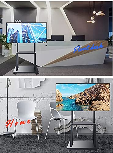 Soporte universal de piso para TV de 50 a 75 pulgadas con ruedas miniatura 7