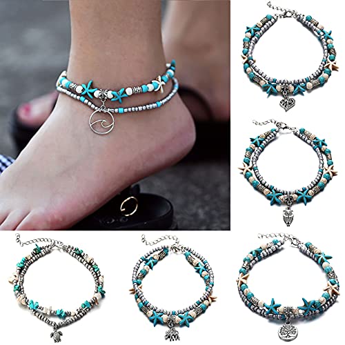 Donasty Bracelet de Cheville Femme Bracelets Cover