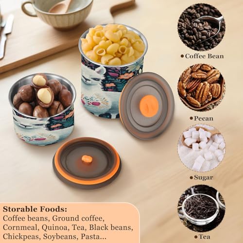 Envase hermético de acero inoxidable para café 500 ml miniatura 5
