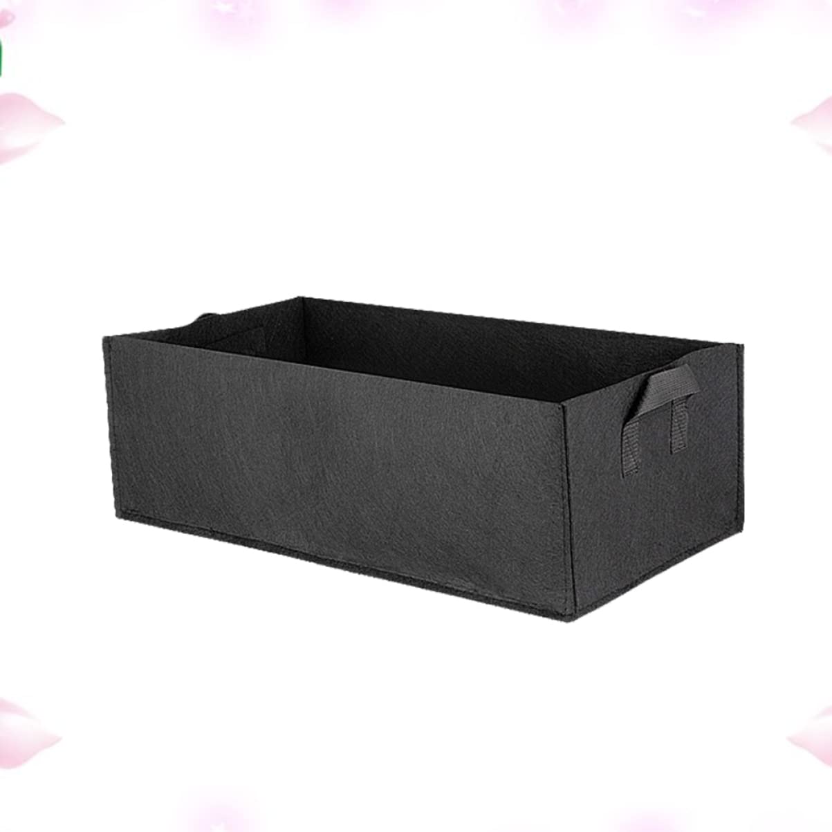 YARNOW Bolsa Cuadrada para Cultivo De Fresas (3 Unidades Tamaño Galón) para Control De Raíces para Plantas Flores Vivero Verduras Invernadero Elegante Color Negro Tamaño