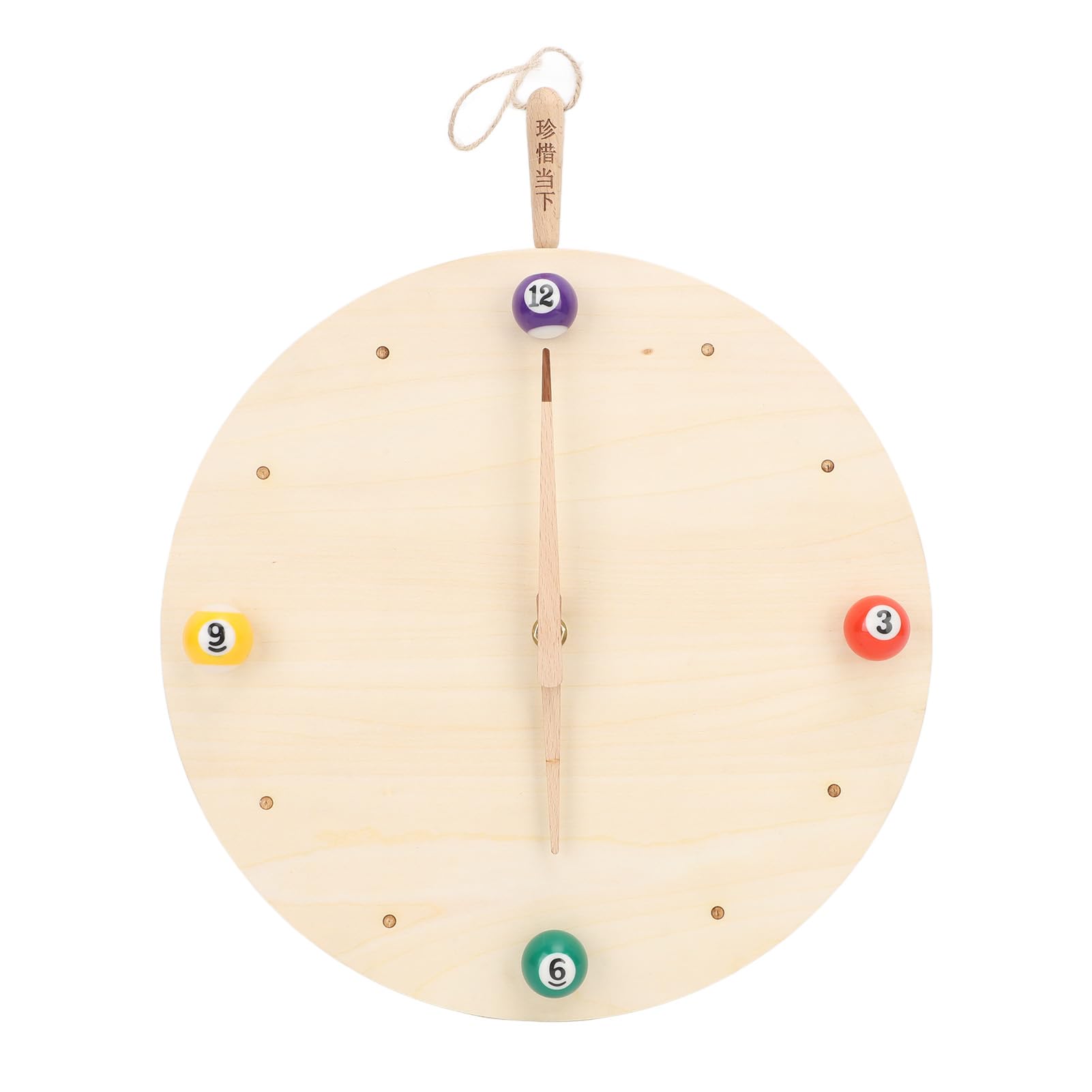 Horloge en bois Schima Superba 30,5 cm pour ne plus perdre le fil du temps