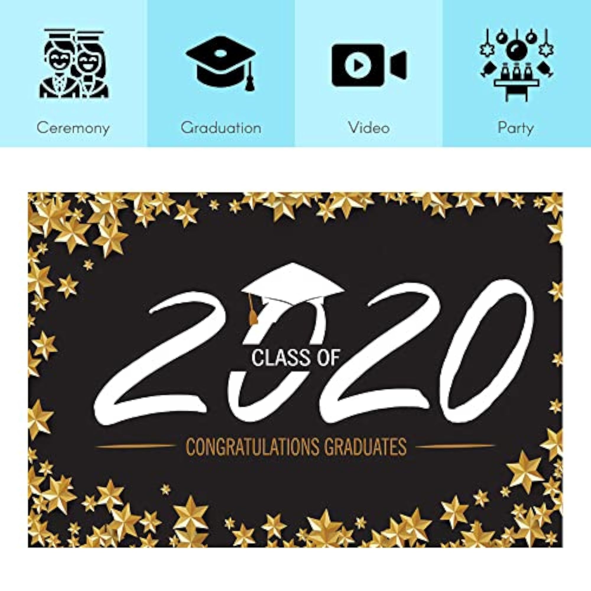 Professional Back Drop for Graduation Photography