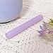 Singing Bowl Mallet Purple Acrylic Rubber Striker Mallet for Playing Quartz Crystal Singing Bowl with Bundle Pocket