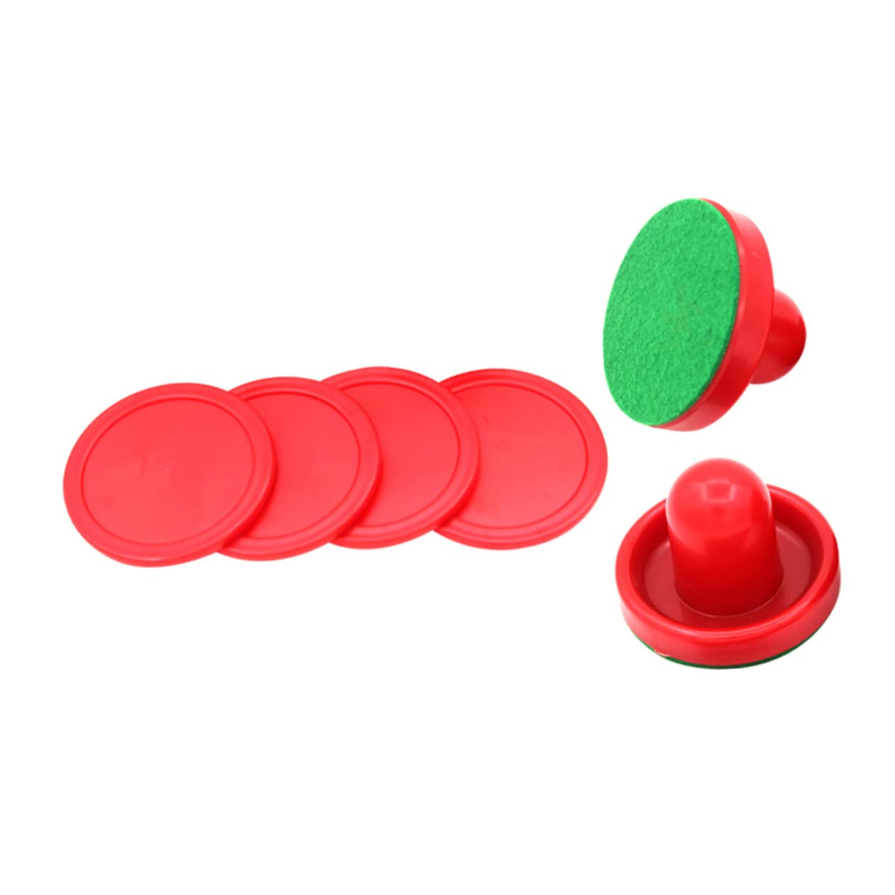 CORHAD 1Set Air Hockey Pushers and for Air Hockey Table Includes Pushers and Replacement Parts for Indoor Game Supplies for Family Fun