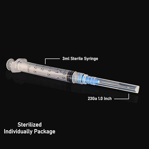 Miniatura 9 de Knixxo 0.1 fl oz/cc calibre 25 de 1 pulgada, empaquetado individualmente, 20 paquetes