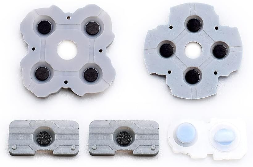 PS5 BDM-010 Controller Conductive Rubber Silicone Pad Button Kit Replacement
