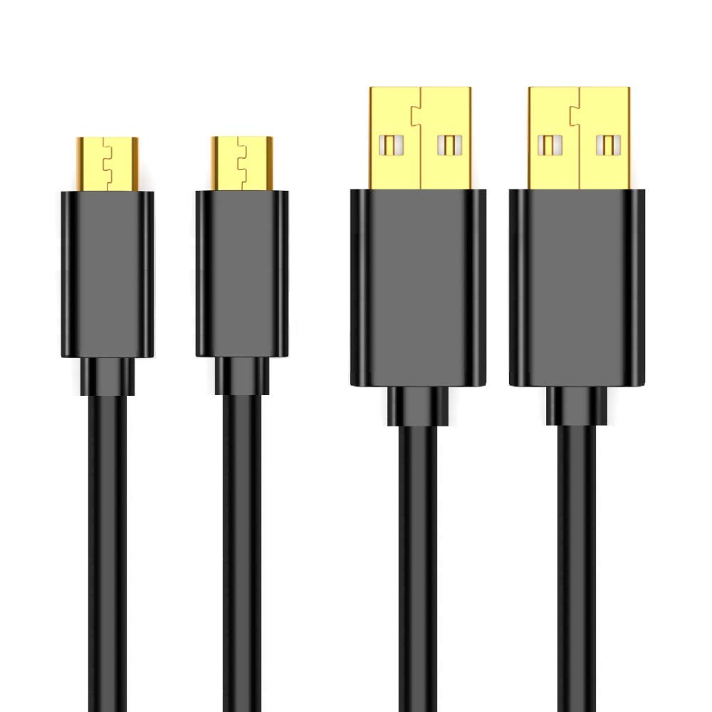 Kindle Fire Replacement Charger Cable Compatible Amazon Fire Tablet HD HDx, Fire HD 8, Fire 7 10 Kids Edition, Fire TV Stick All New Fire TV Pendant, E-Readers - 2PACK 5FT Charging Cord