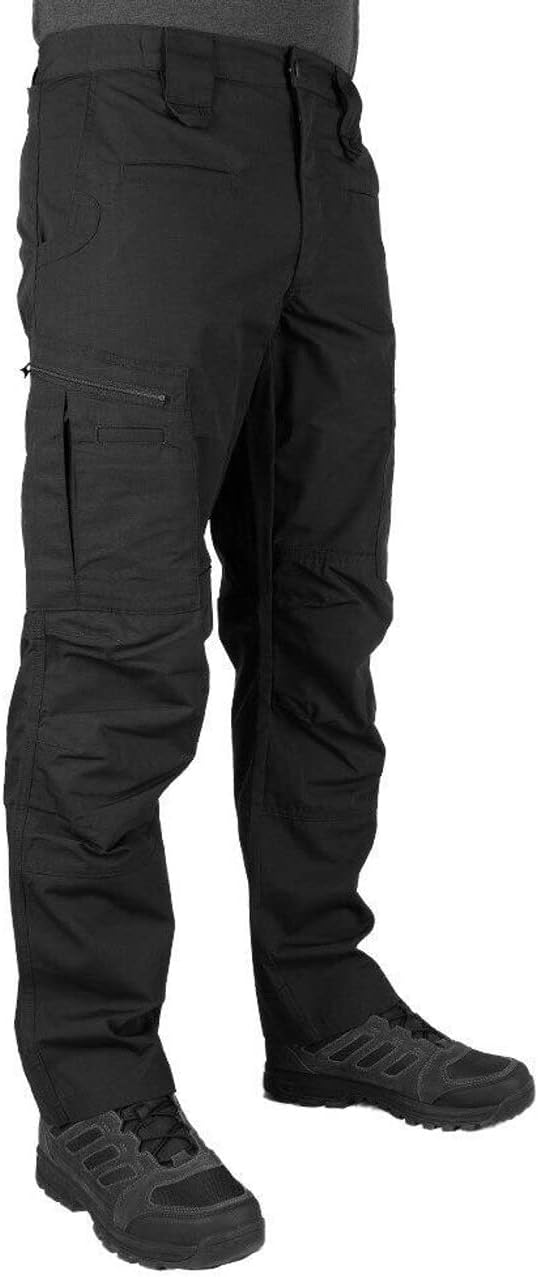 LAPG Men's Atlas Stretch Tactical Cargo Pants, Durable & Lightweight Ripstop Work Pants, Outdoor Hiking Pants for Men