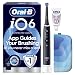 Oral-B iO6 Electric Toothbrush, Black Lava, with Magnetic Travel Pouch