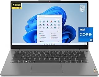 Lenovo IdeaPad 3 14" FHD Laptop, 11th Gen Intel 4-Core i7-1165G7, Intel Iris Xe Graphics, 32GB RAM 1TB SSD, Fingerprint Reader, Webcam, WiFi, HDMI, Windows 11 Home, Gray
