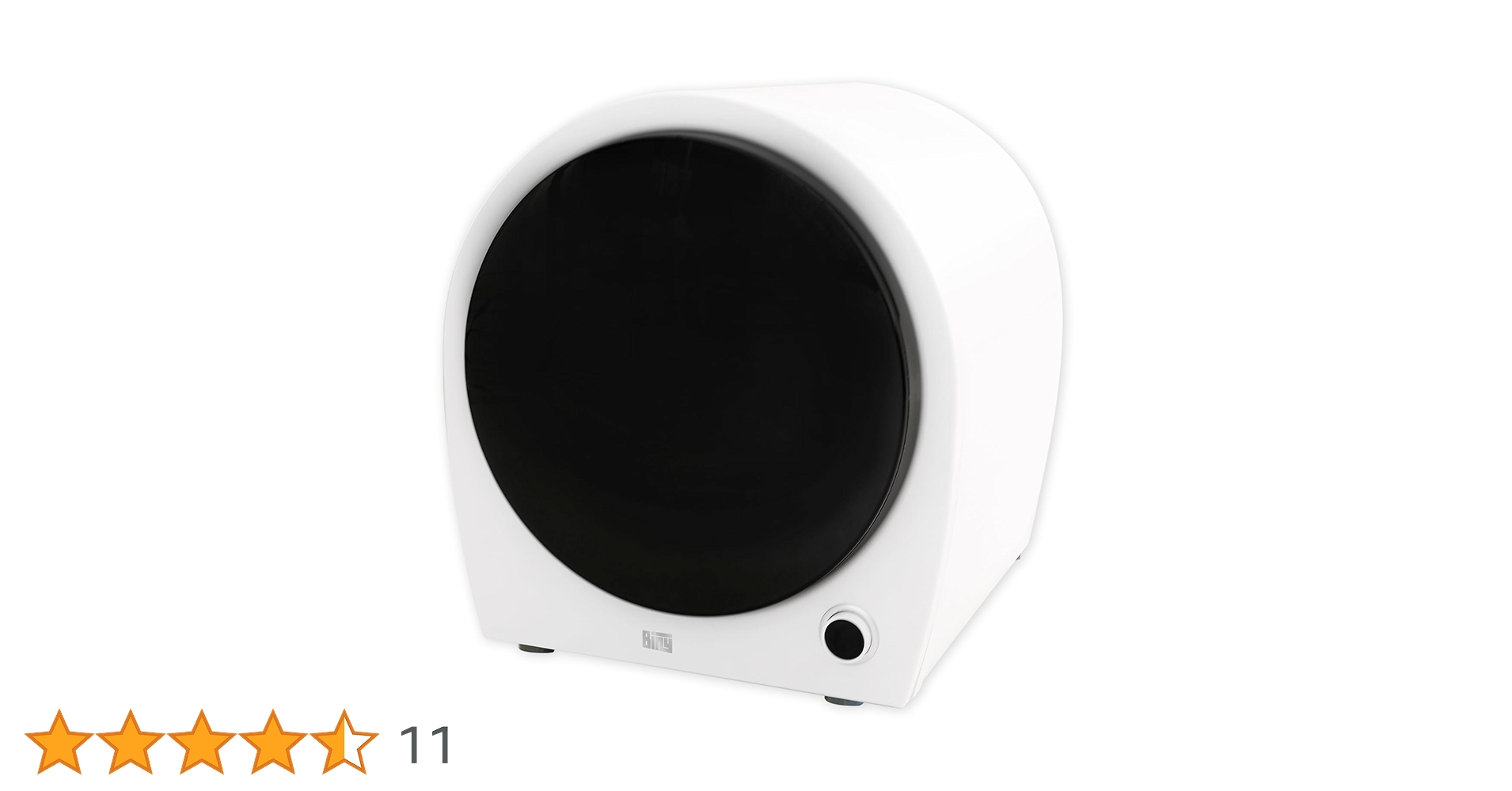 12/19まで 新品未開封 Biny Bi-301 衣類乾燥機 3kg ホワイト Amazon | Biny（ビニー） 小型衣類乾燥機 衣類乾燥機 3kg 工事