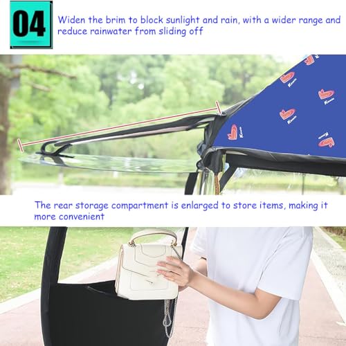Cubierta Impermeable para Triciclo Eléctrico ideal para Paseos al Aire Libre 3