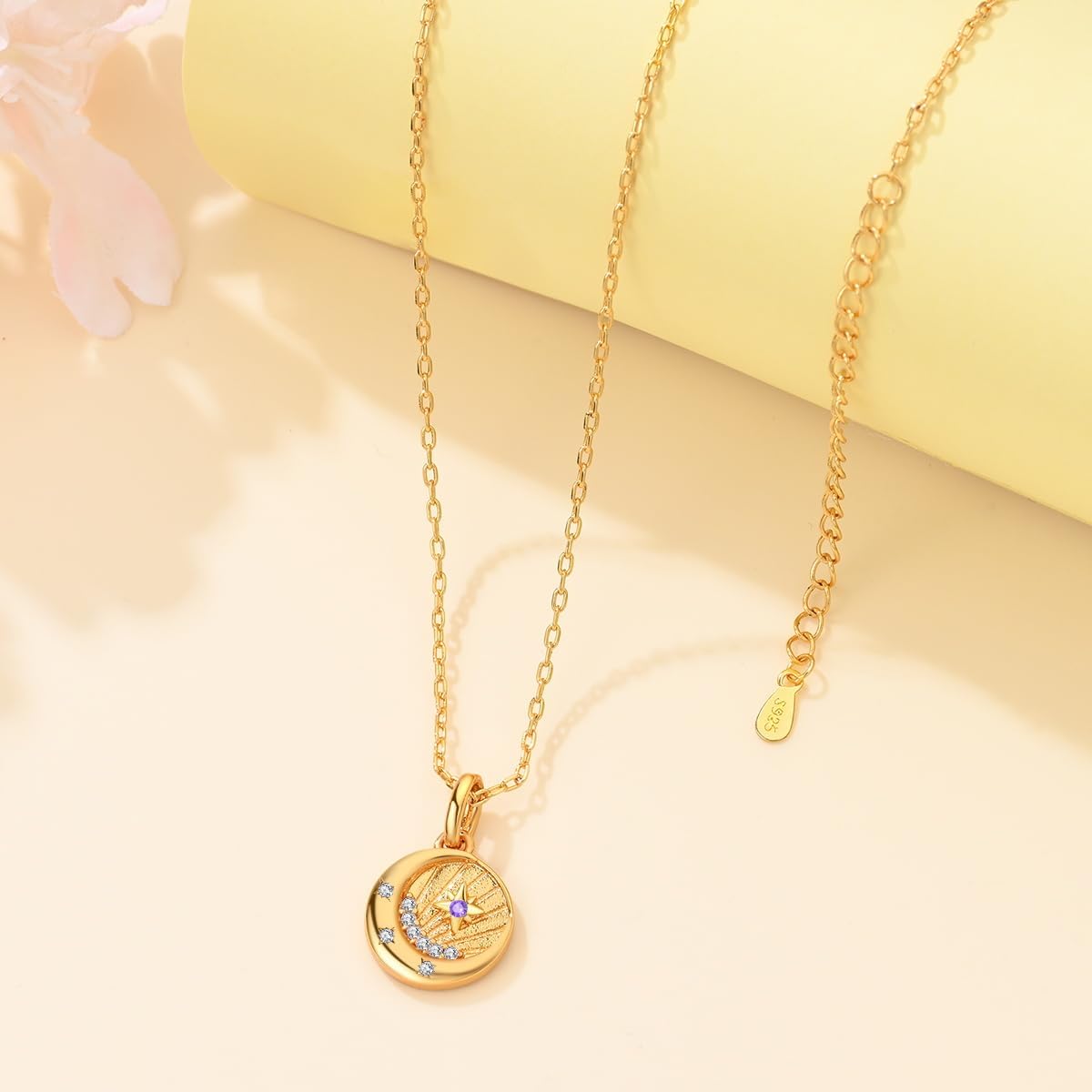 Evil Eye Necklace for Women, Dainty Adjustable Design Link Chain Pendant Necklace with 5A Cubic Zirconia,Wedding Birthday Gift for Her - Image 5