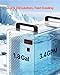VEVOR Industrial Water Chiller, 5460 BTU/h, Industrial Water Cooler Cooling System with Compressor, 1.8  Gal Tank Capacity, 3.4 GPM Max Flow, Laser Chiller, for CO2 Laser Engraving & Cutting Machine