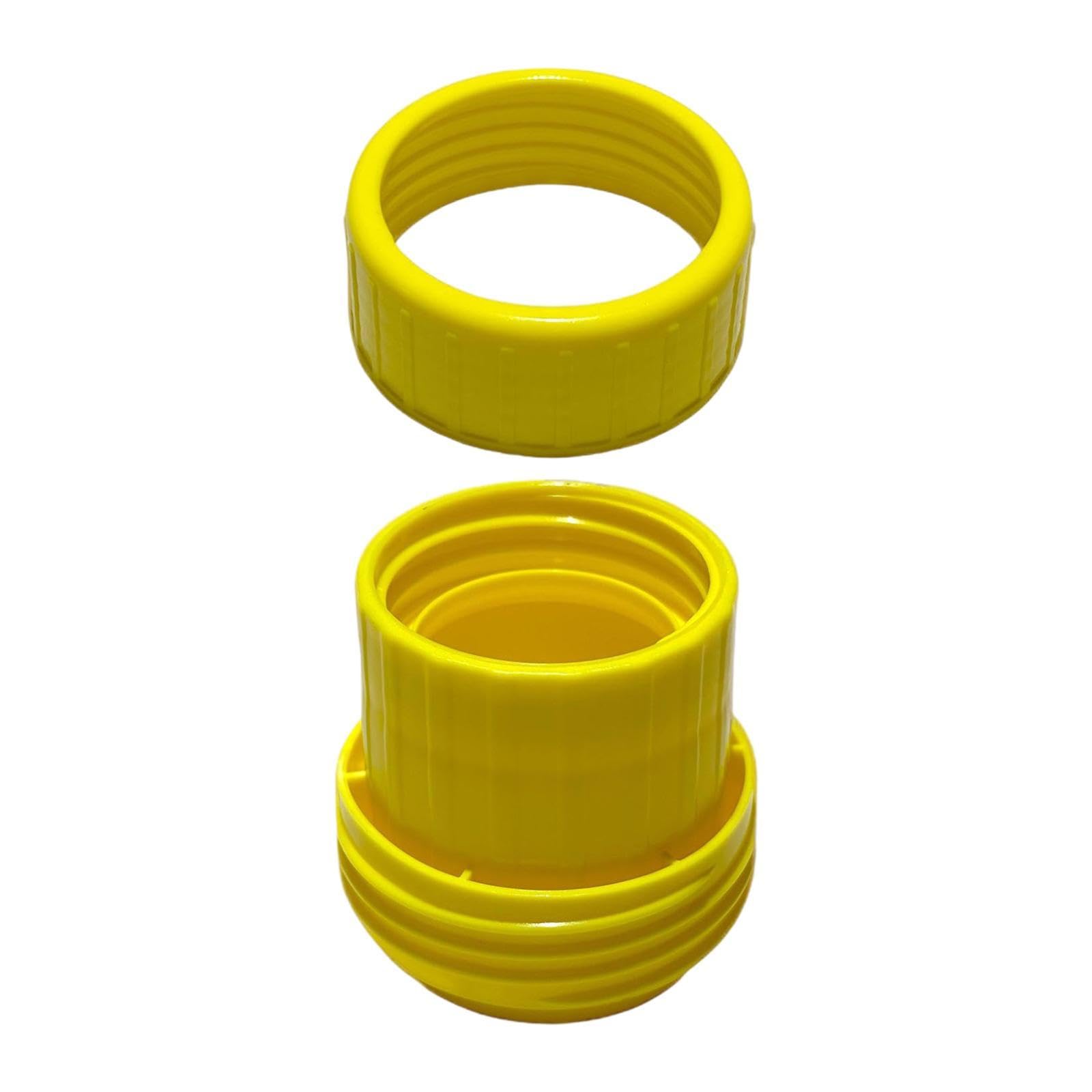 UJEAVETTE Sauce Dispenser Upper and Lower Fastening Rings Replacement for Syrup Sauces-picture-19
