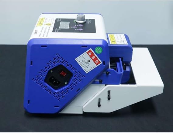 Continuous Bag Making Band Sealing Machine, Band Sealer Machine with Digital Temperature Control, Horizontal Bag Making Machine for 0.4 inch 10 mm Plastic Bags, Continuous Band Sealer with Printing