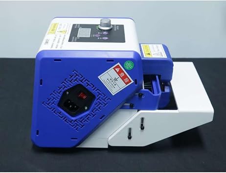 Continuous Bag Making Band Sealing Machine, Band Sealer Machine with Digital Temperature Control, Horizontal Bag Making Machine for 0.4 inch 10 mm Plastic Bags, Continuous Band Sealer with Printing