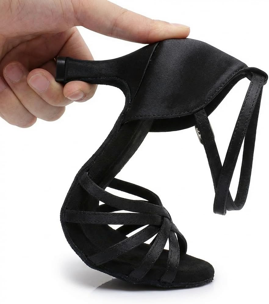 MSMAX Women's Practice Ballroom Dancing Shoes Indoor Performance Latin Dance Shoes for Woman