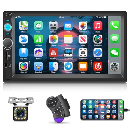 Radio para Auto Doble Din con Pantalla Táctil 7 pulgadas miniatura 1