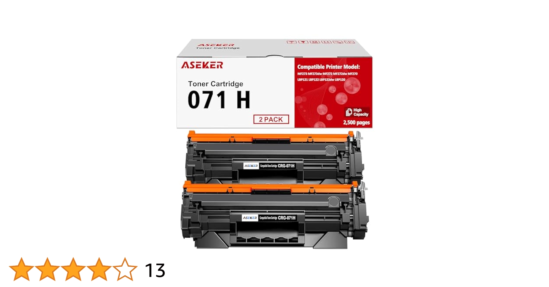 Amazon.co.jp: 071H CRG-071H CRG 071Hトナーカートリッジ[黒2枚