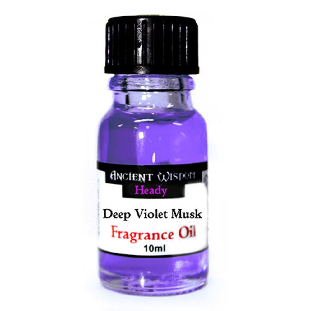 B&Q -  10Ml Deep Violet Musk Fragrance OilConcentrated Scent Oil For DiffusersCandlesPersonal Fragrances And Home Blends
