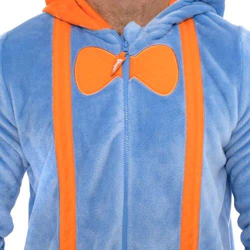 Blippi Onesie | Novelty Onesie For Men | Mens Fleece Onesie | Sizes Small To XX-Large3