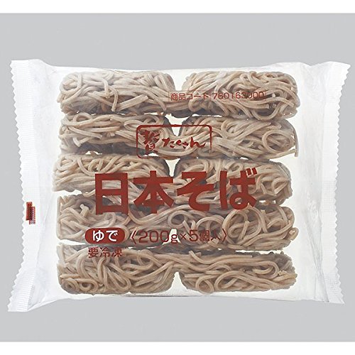 贅たくさん 日本そば 200g 5食【冷凍】【UCCグループの業務用食材 個人購入可】【プロ仕様】