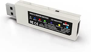 MAYFLASH Magic NS Wireless Bluetooth Controller USB Adapter for Switch,Switch OLED, Steam Deck, Windows, Raspberry Pi, Compatible with Switch Pro, PS4,PS5 Controller and More