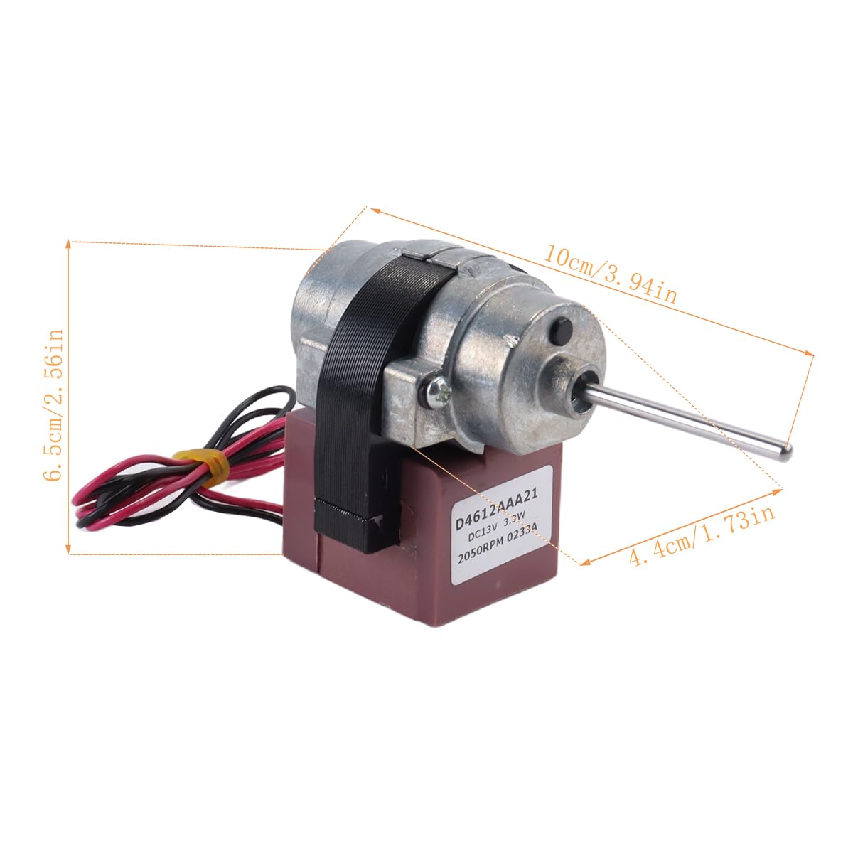 Qury Ventilador de motor de refrigeración para refrigerador, motor de ventilador, apto para 00601067, 601067, D4612AAA21