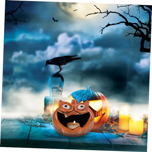 Cabilock Pumpkin Lantern Ceramic Candle Holders Table Centerpiece Wedding Decor Tall Candle Holder Candle Holder Ceramic Candle Holder Table Centerpiece Candlestick Holder Candles Holders
