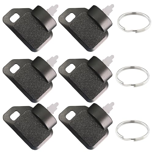 6 Pack 63-8360 Lawn Mower Ignition Key Compatible with Toro TimeCutter Titan Z Master Zero Turn Mowers