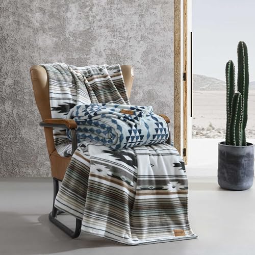 Manta reversible suave y doble tamaño Twin para cama y sofá Wrangler miniatura 4