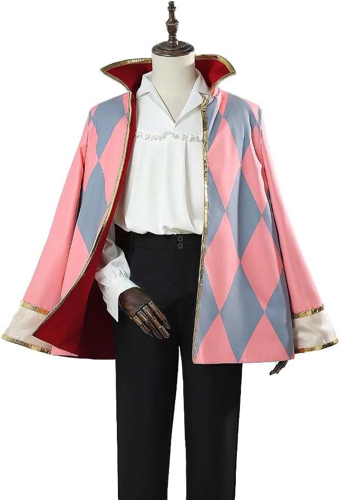 Mange 実物撮影 ハウル 主人公 風 コスプレ衣装、 ウィッグ付き 変装 仮装 忘年会 学園祭 cosplay