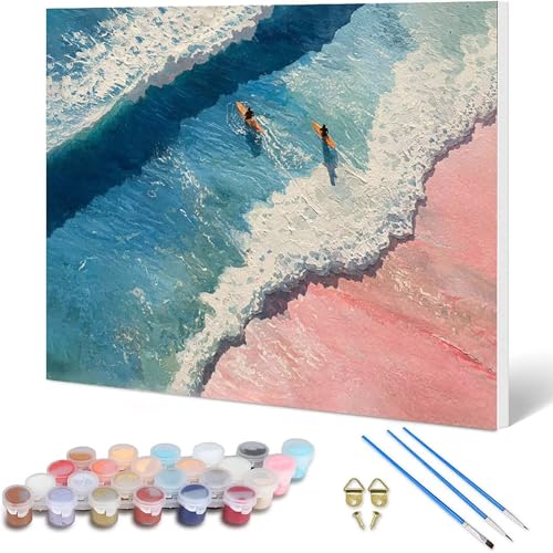 DIY �������G ��l �r�[�` �q���p �i���o�[�y�C���g �A�N�����y�C���g �L�b�g �T�[�t�B�� �����h��G �K�p�Ώ� �C���e���A �Ǐ��� �z�[���f�R���[�V���� 30X20cm -hjw25010W4