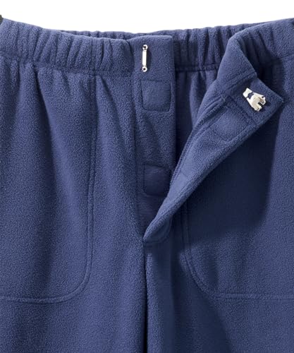 Silvert's Adaptive Clothing & Footwear Men's Fleece Magnetic Fly Pull-on Pants4