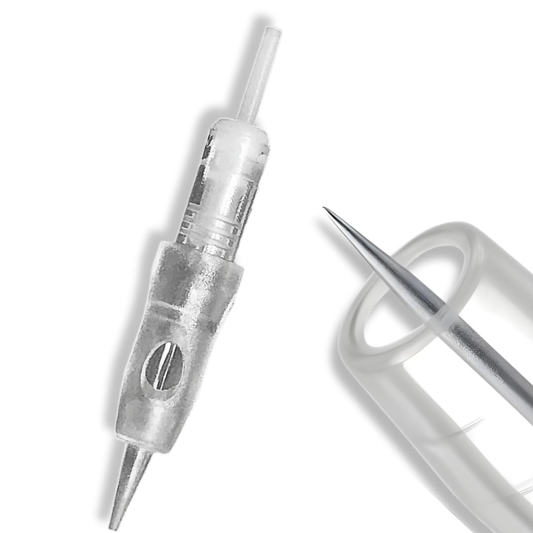 ibrow Permanent Makeup Machine Tattoo Screw Cartridges Needles for Eyebrows Shading, Lips, Scalp - 0.30 mm (Pack of 10 Pcs)-image-9