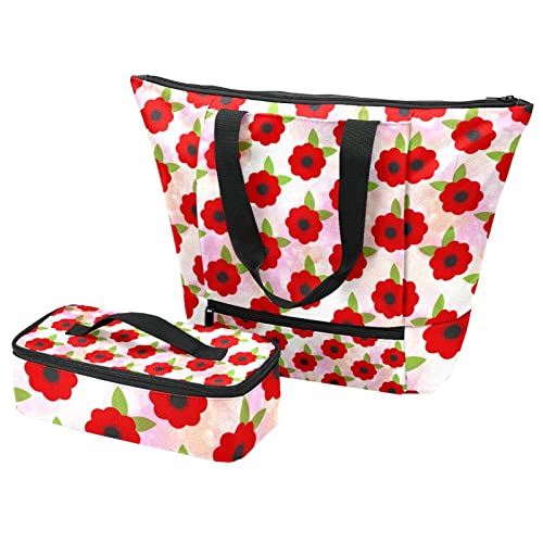Sac lunch box Halloween à étoiles et grand sac cabas isotherme de voyage