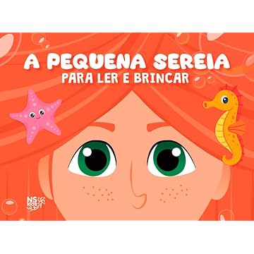 Capa do livro A pequena sereia - para ler e brincar