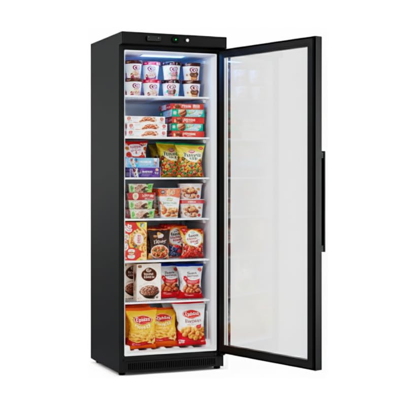 Générique Armadio refrigerato negativo 400 litri - Congelatore professionale porta vetrata
